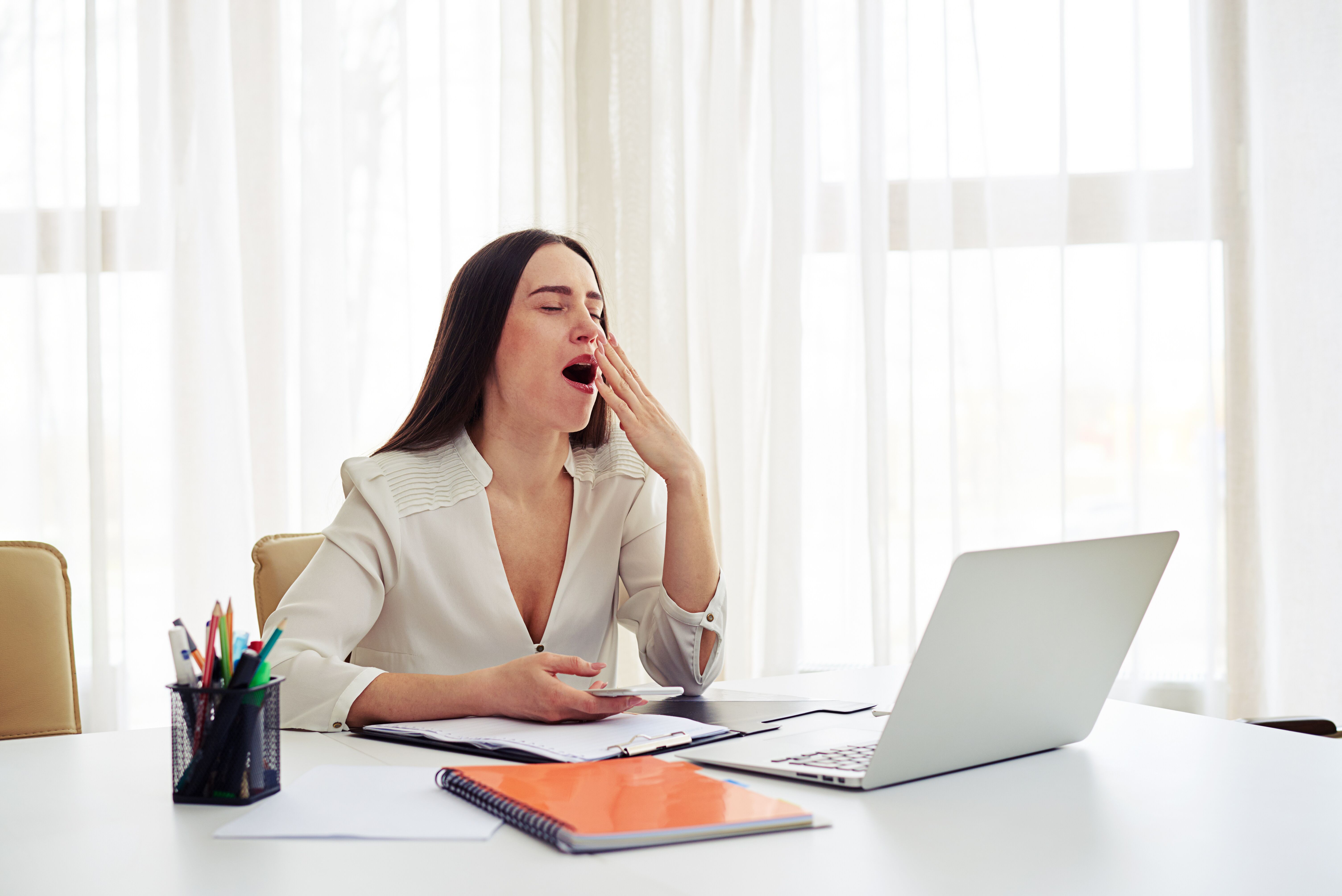 yawning at work - Rauchberg Dental Group